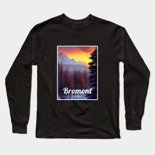 Bromont quebec canada ski Long Sleeve T-Shirt